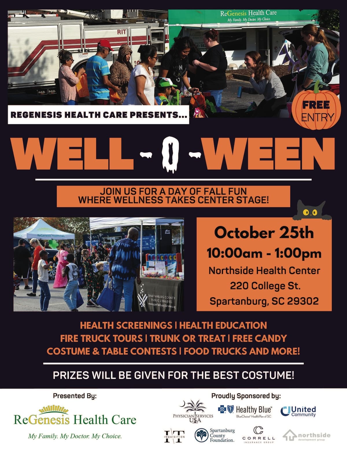 Well-o-ween Event Flyer English